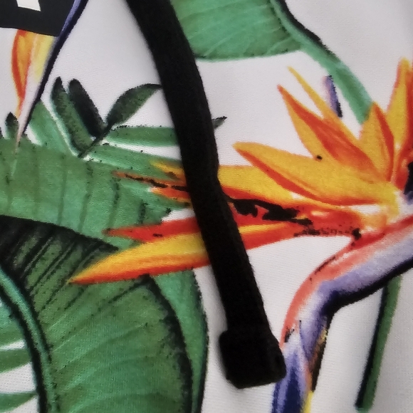 Rocawear Hawaiian Floral Hoodie Mens XL Kangaroo Pocket - Picture 13 of 15